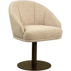Richmond Interiors Eetkamerstoel Beverly naturel fancy draaibaar
