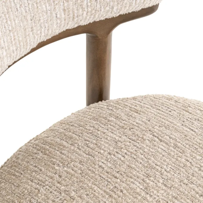 Richmond Interiors Eetkamerstoel Basker natural linear (Set of 2)