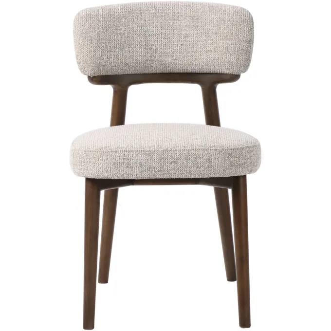 Richmond Interiors Eetkamerstoel Basker naturel fancy - Set van 2