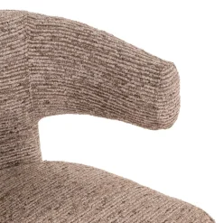 Richmond Interiors Eetkamerstoel Nerio mocca linear