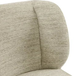 Richmond Interiors Eetkamerstoel Fiona naturel softweave draaistoel