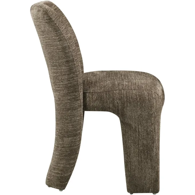 Richmond Interiors Eetkamerstoel Maya bruin softweave – Set of 2