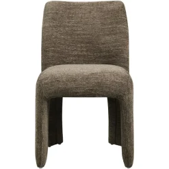 Richmond Interiors Eetkamerstoel Maya bruin softweave – Set of 2