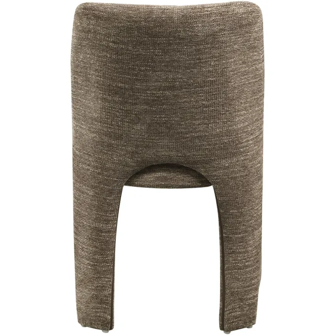 Richmond Interiors Eetkamerstoel Maya bruin softweave – Set of 2