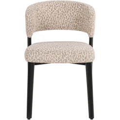 Richmond Interiors Eetkamerstoel Zeno beige leopard