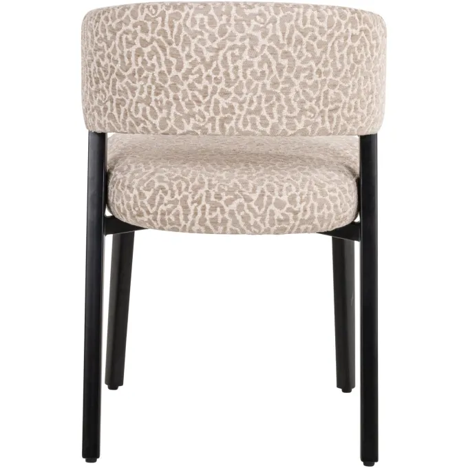 Richmond Interiors Eetkamerstoel Zeno beige leopard