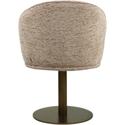 Richmond Interiors Eetkamerstoel Beverly mocca linear draaibaar