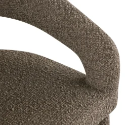 Richmond Interiors Eetkamerstoel Gia bruin chunky