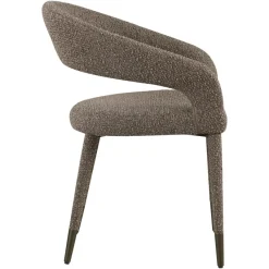 Richmond Interiors Eetkamerstoel Gia bruin chunky