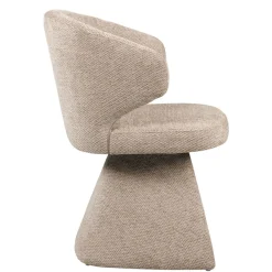 Richmond Interiors Eetkamerstoel Zenith mocca boldweave