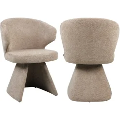 Richmond Interiors Eetkamerstoel Zenith mocca boldweave