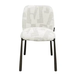 Richmond Interiors Eetkamerstoelen Lana set van 2 Beige graffic