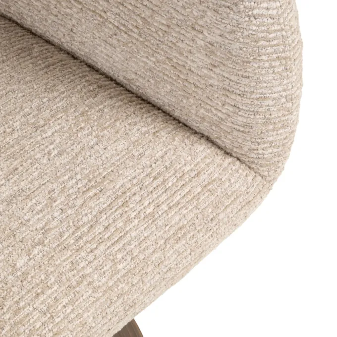Richmond Interiors Eetkamerstoel Aldo naturel linear draaibaar