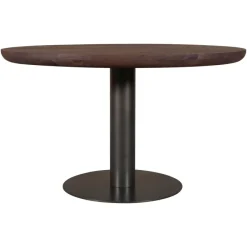 Richmond Interiors Eettafel Baldwin spicebruin 130Ø