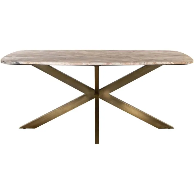 Richmond Interiors Eettafel Bottega 190 deens ovaal wit