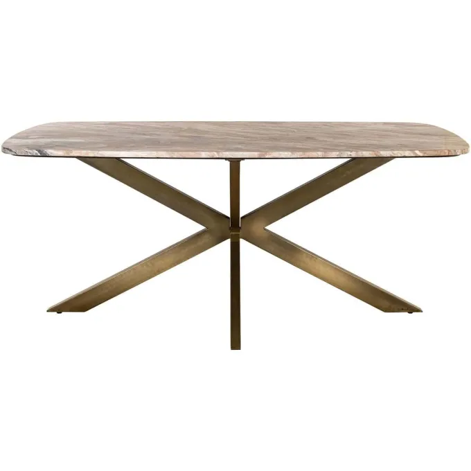 Richmond Interiors Eettafel Bottega 220 deens ovaal wit