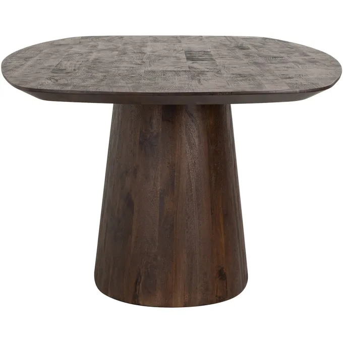 Richmond Interiors Eettafel Alix Deens ovaal 230 donkerbruin