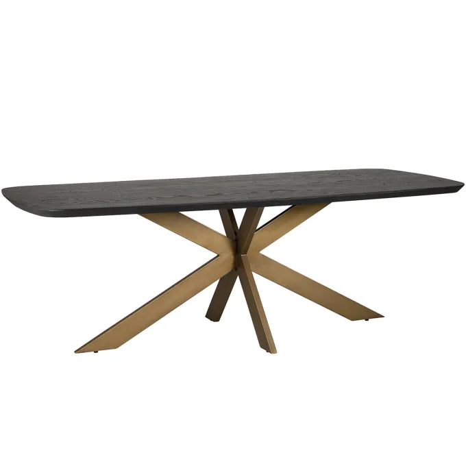 Richmond Interiors Eettafel Cambon 280 deens ovaal (Dark coffee)