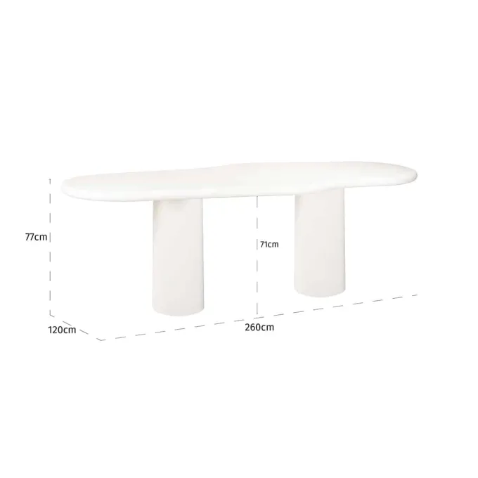 Richmond Interiors Eettafel Bloomstone 260 cm