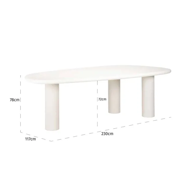 Richmond Interiors Eettafel Bloomstone 235 cm