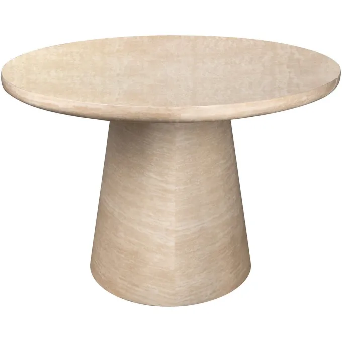 Richmond Interiors Eettafel Fictus Travertine faux Beige