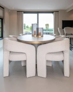 Richmond Interiors Eettafel Tivoli white oval 230