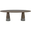 Richmond Interiors Eettafel Harper Smoked charchoal 230 cm