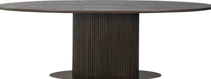 Richmond Interiors Eettafel Luxor ovaal 235 (Brown)