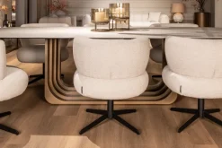 Richmond Interiors Eettafel Maxfield beige 300