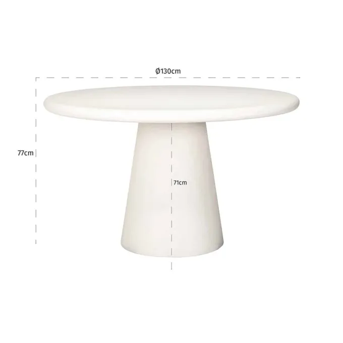 Richmond Interiors Eettafel Bloomstone Ø 130 cm