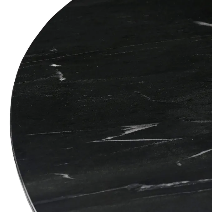 Richmond Interiors Eettafel Collada 130Ø zwart goud