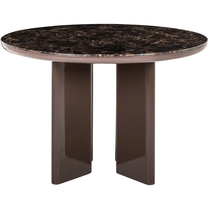 Richmond Interiors Eettafel Almundi chocolade bruin 120Ø