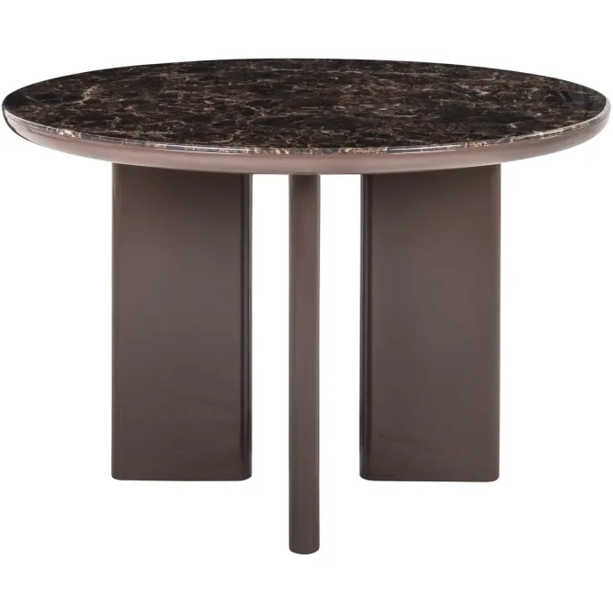 Richmond Interiors Eettafel Almundi chocolade bruin 120Ø