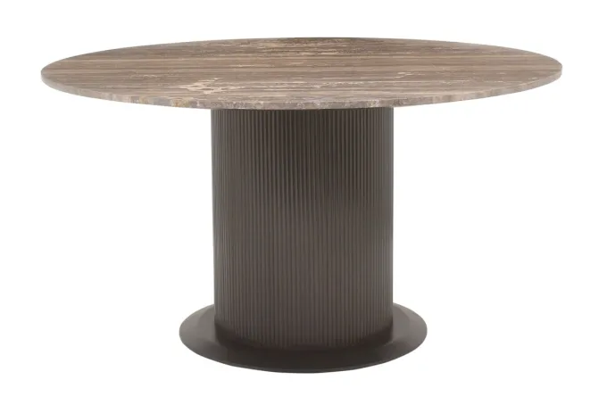 Richmond Interiors Eettafel Russo brown 140Ø