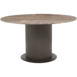 Richmond Interiors Eettafel Russo brown 140Ø