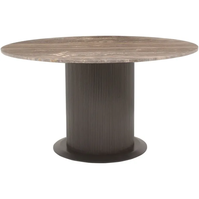 Richmond Interiors Eettafel Russo brown 140Ø