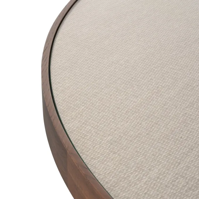 Richmond Interiors Eettafel Willox brown 130Ø including glass