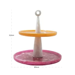 Richmond Interiors Etagere Posy roze/orange