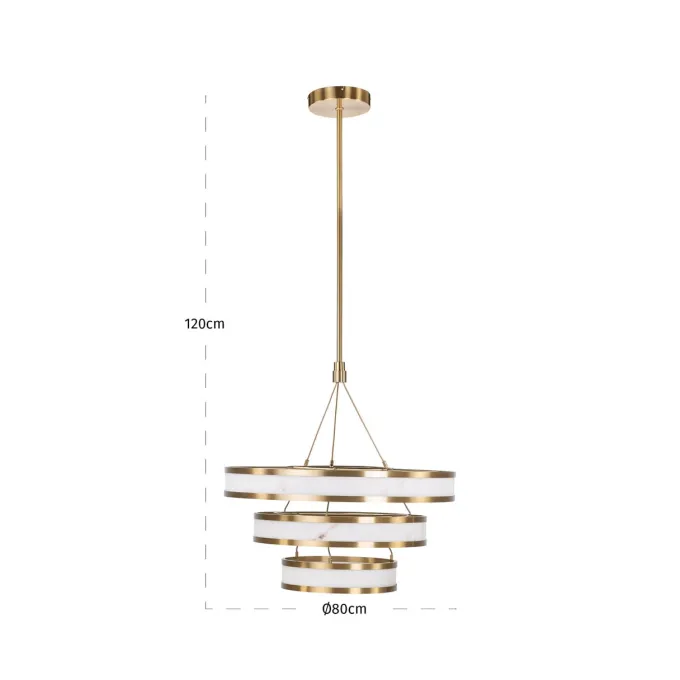 Richmond Interiors Hanglamp Cealora white