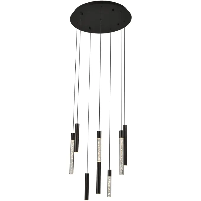 Richmond Interiors Hanglamp Oxley 8 lampen Brons