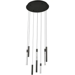 Richmond Interiors Hanglamp Oxley 8 lampen Brons