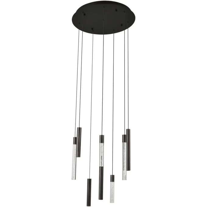 Richmond Interiors Hanglamp Oxley 8 lampen Brons