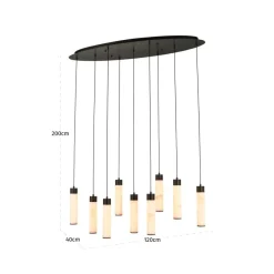 Richmond Interiors Hanglamp Chavine brons