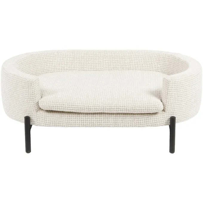 Richmond Interiors Hondenbed Dolly beige blockweave