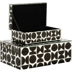 Richmond Interiors Juwelen box Vivian groot zwart