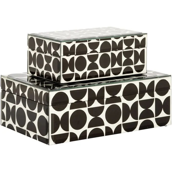 Richmond Interiors Juwelen box Vivian klein zwart