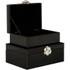 Richmond Interiors Juwelen box Vivy groot zwart