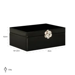 Richmond Interiors Juwelen box Vivy groot zwart