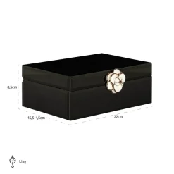 Richmond Interiors Juwelen box Vivy klein zwart