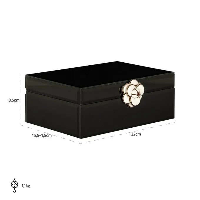 Richmond Interiors Juwelen box Vivy klein zwart